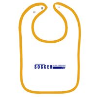 Infant Contrast Trim Terry Bib Thumbnail