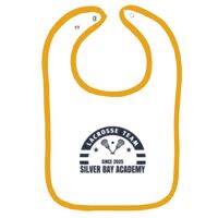 Infant Contrast Trim Terry Bib Thumbnail