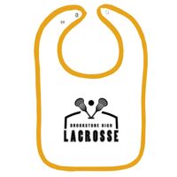 Infant Contrast Trim Terry Bib Thumbnail