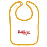 Infant Contrast Trim Terry Bib Thumbnail