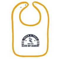 Infant Contrast Trim Terry Bib Thumbnail