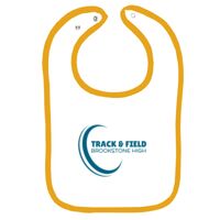 Infant Contrast Trim Terry Bib Thumbnail