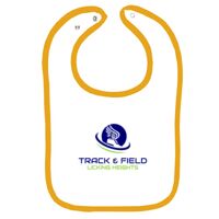 Infant Contrast Trim Terry Bib Thumbnail