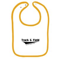 Infant Contrast Trim Terry Bib Thumbnail