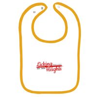 Infant Contrast Trim Terry Bib Thumbnail