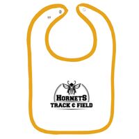 Infant Contrast Trim Terry Bib Thumbnail