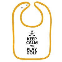 Infant Contrast Trim Terry Bib Thumbnail