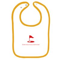 Infant Contrast Trim Terry Bib Thumbnail