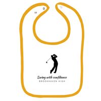 Infant Contrast Trim Terry Bib Thumbnail