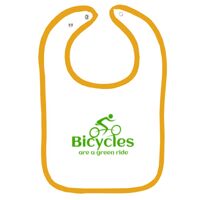 Infant Contrast Trim Terry Bib Thumbnail