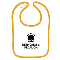 Infant Contrast Trim Terry Bib Thumbnail