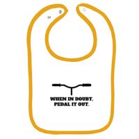 Infant Contrast Trim Terry Bib Thumbnail