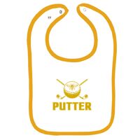 Infant Contrast Trim Terry Bib Thumbnail