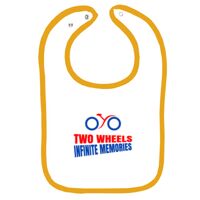 Infant Contrast Trim Terry Bib Thumbnail