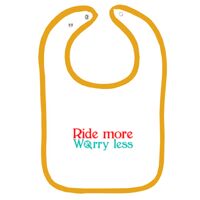 Infant Contrast Trim Terry Bib Thumbnail
