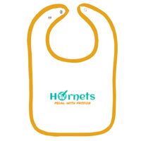 Infant Contrast Trim Terry Bib Thumbnail