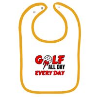 Infant Contrast Trim Terry Bib Thumbnail