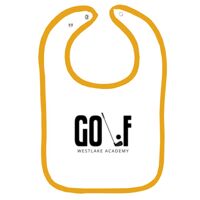 Infant Contrast Trim Terry Bib Thumbnail