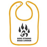 Infant Contrast Trim Terry Bib Thumbnail