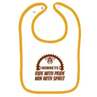 Infant Contrast Trim Terry Bib Thumbnail