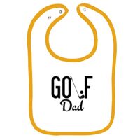 Infant Contrast Trim Terry Bib Thumbnail