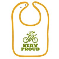 Infant Contrast Trim Terry Bib Thumbnail