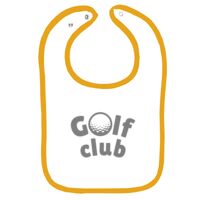 Infant Contrast Trim Terry Bib Thumbnail