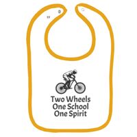 Infant Contrast Trim Terry Bib Thumbnail