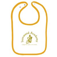 Infant Contrast Trim Terry Bib Thumbnail