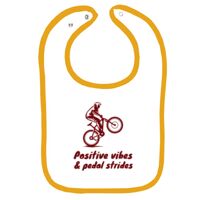 Infant Contrast Trim Terry Bib Thumbnail