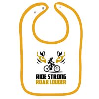 Infant Contrast Trim Terry Bib Thumbnail