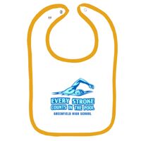 Infant Contrast Trim Terry Bib Thumbnail