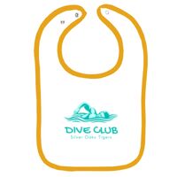 Infant Contrast Trim Terry Bib Thumbnail