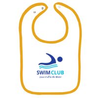 Infant Contrast Trim Terry Bib Thumbnail