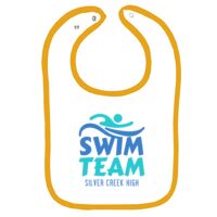 Infant Contrast Trim Terry Bib Thumbnail