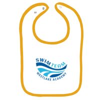 Infant Contrast Trim Terry Bib Thumbnail