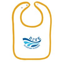 Infant Contrast Trim Terry Bib Thumbnail