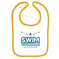 Infant Contrast Trim Terry Bib Thumbnail