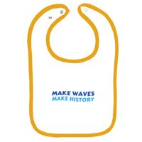 Infant Contrast Trim Terry Bib Thumbnail