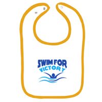 Infant Contrast Trim Terry Bib Thumbnail