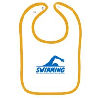 Infant Contrast Trim Terry Bib Thumbnail