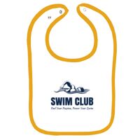 Infant Contrast Trim Terry Bib Thumbnail