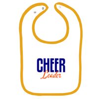 Infant Contrast Trim Terry Bib Thumbnail