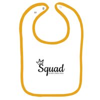 Infant Contrast Trim Terry Bib Thumbnail