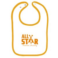 Infant Contrast Trim Terry Bib Thumbnail