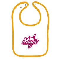 Infant Contrast Trim Terry Bib Thumbnail