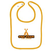 Infant Contrast Trim Terry Bib Thumbnail