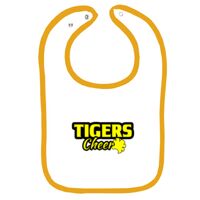 Infant Contrast Trim Terry Bib Thumbnail