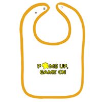 Infant Contrast Trim Terry Bib Thumbnail