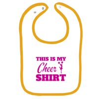 Infant Contrast Trim Terry Bib Thumbnail